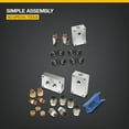 thumbnail image 4 of Klutch 1/2in., 100ft. Master Kit Compressed Air Piping System, 4 of 5