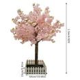 thumbnail image 4 of Artificial Cherry Blossom Trees Light Pink Fake Sakura Flower Pink Sakura Tree, 4 of 11