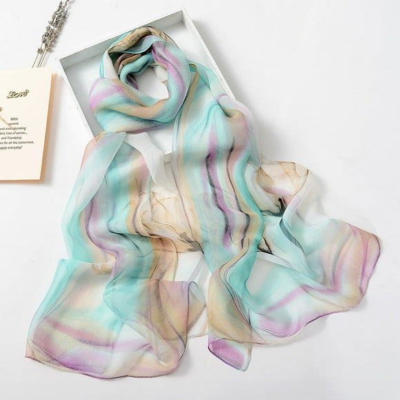 Up to 65% off Fashion Women Long Soft Wrap scarf Ladies Shawl Chiffon Scarf Scarves Fashionable Scarf on Clearance