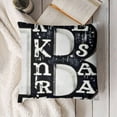 thumbnail image 3 of YINGXI Hopyeer Throw Pillow Cover New York Night City Girl Words Design Building Night Scene Skyline Typography Home Decor Pillow Cases 18x18in, 3 of 5