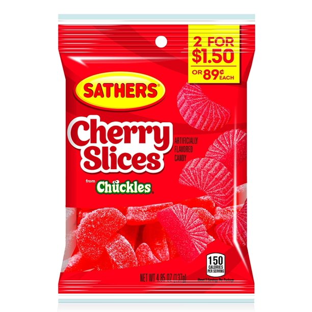 Farley's & Sathers Candy, Cherry Slices, 4.85 Ounce, Pack of 12
