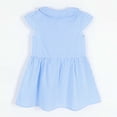 thumbnail image 5 of LOOK! Auroural Children's Plaid Lapel Short Sleeved Dress Girls' Summer College Style Casual And Comfortable Dress（2-8Y）, 5 of 8