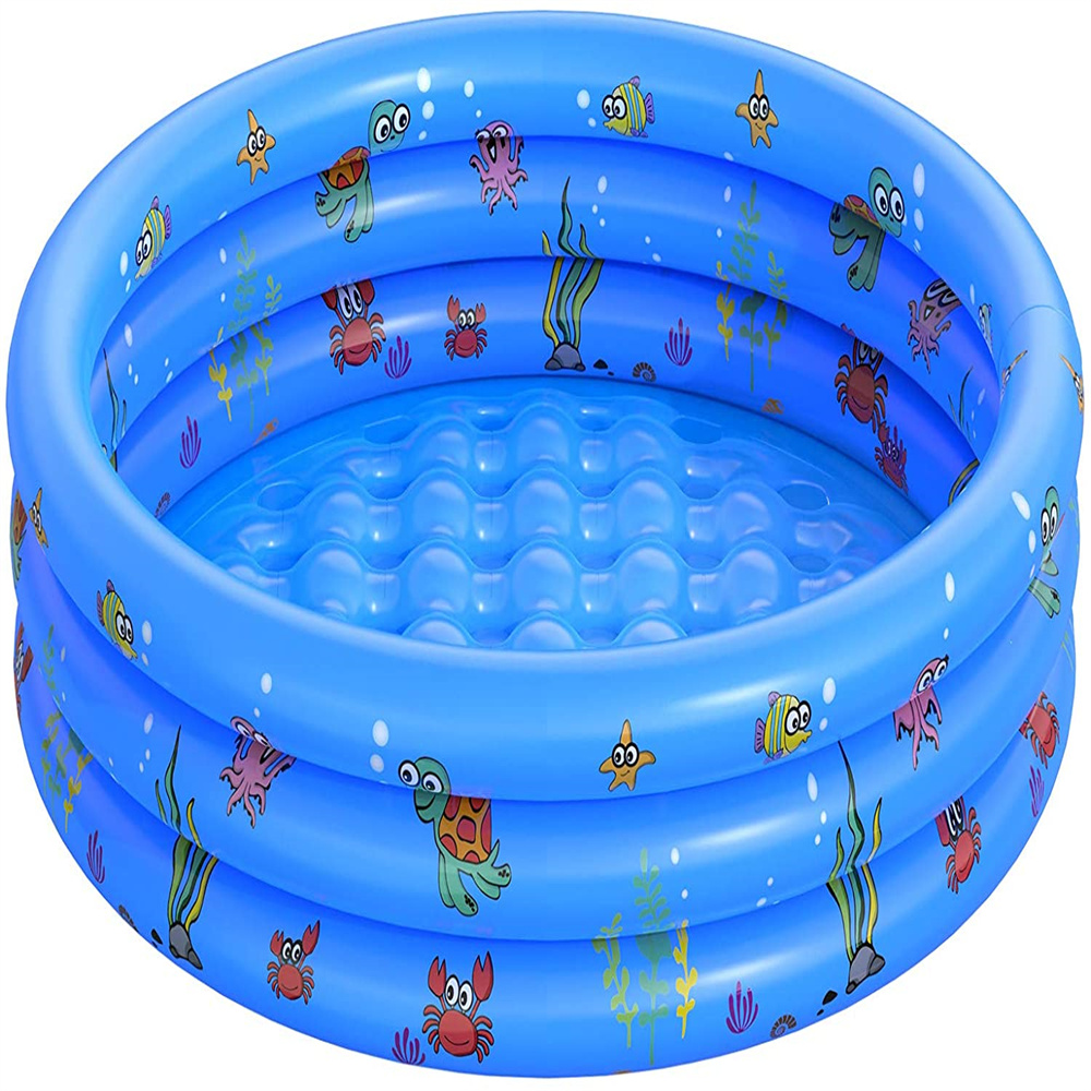 Round Baby Swimming Pool,Portable Inflatable Child/Children Little Pump