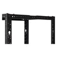 thumbnail image 2 of NavePoint 25U 4 Post Server Rack – Open Frame Rack for 19 Inch Equipment, Adjustable Depth 4-Post Network Rack Floor Mount, 25U Server Rack 1322lbs Capacity, Black, 2 of 5