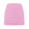 thumbnail image 6 of Ruyang Athletic Shorts Women Pocketed Pants Solid Color Mid Waist Culottes Short Skirts Skinny Pants Comfy Ladies Yoga Shorts, 6 of 8
