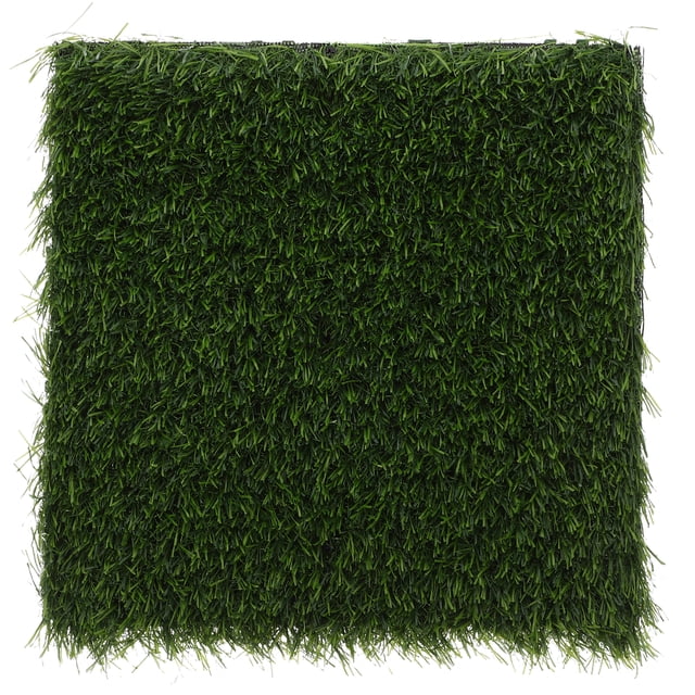 Artificial Grass Rug For Dogs Interlocking Turf Tiles For Patio Balcony Outdoor Decor Fake Grass For Puppy Potty Training Green