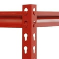 thumbnail image 6 of Muscle Rack 48"W x 24"D x 72"H 5-Tier Steel Shelving; 2,500 lbs. Total Capacity; Red, 6 of 7