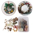 thumbnail image 1 of Flores Secas Reales para Artesanía Artesanal Mezclado Múltiples Flores Naturales para La Vela de Jabón Scrapbooking Bricolaje Resina Artesanía Joyería Aproximadamente 120g Soledad Flores secas prensadas, 1 of 10