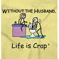 thumbnail image 2 of Without The Husband Married Wife Women's Graphic T Shirt Tees Brisco Brands M, 2 of 6