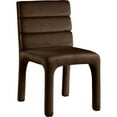 thumbnail image 2 of Pemberly Row Modern / Contemporary Brown Velvet Dining Chair, 2 of 33