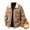 #Khaki, variant on DPTALR Men's Solid Color Thick Corduroy Lapel Zipper Cardigan with Long Sleeves,Khaki,XXL