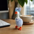 thumbnail image 5 of Bklubk 7 Inch Desktop Gooses Rustics Style Decorative Miniature Office Desk Gooses, 5 of 6