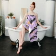 thumbnail image 4 of Qxltty Witch Hat Cat Purple Pattern Extra Large Bath Towel 32"x64" Super Soft Highly Absorbent Quick Dry Shower Towel for Hotel Bathroom Guest Spa Gym, 4 of 8