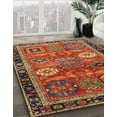 thumbnail image 2 of Ahgly Company Indoor Square Abstract Red Abstract Area Rugs, 6' Square, 2 of 6