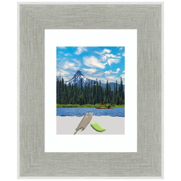 Glam Linen Grey Picture Frame, Photo Frame, Art Frame