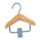 thumbnail image 4 of Perchero para ropa de mascotas con clip de metal, estante de exhibición de madera, elegante perchero para ropa pequeña, 4 of 9
