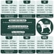 thumbnail image 4 of Jersey para perro Lorehelina Argyle, tejido, cuello alto, S, verde, 4 of 7