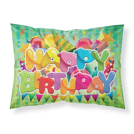 Birthday Pillowcase - Happy Birthday Fabric Standard Pillowcase APH8872PILLOWCASE