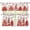 Christmas Tree Red, variant on Maple Leaves Red Small Kitchen Window Curtains Over Sink Rod Pocket Curtain Drapes for Bathroom Over Sink Kitchen Curtains 3 Piece Set