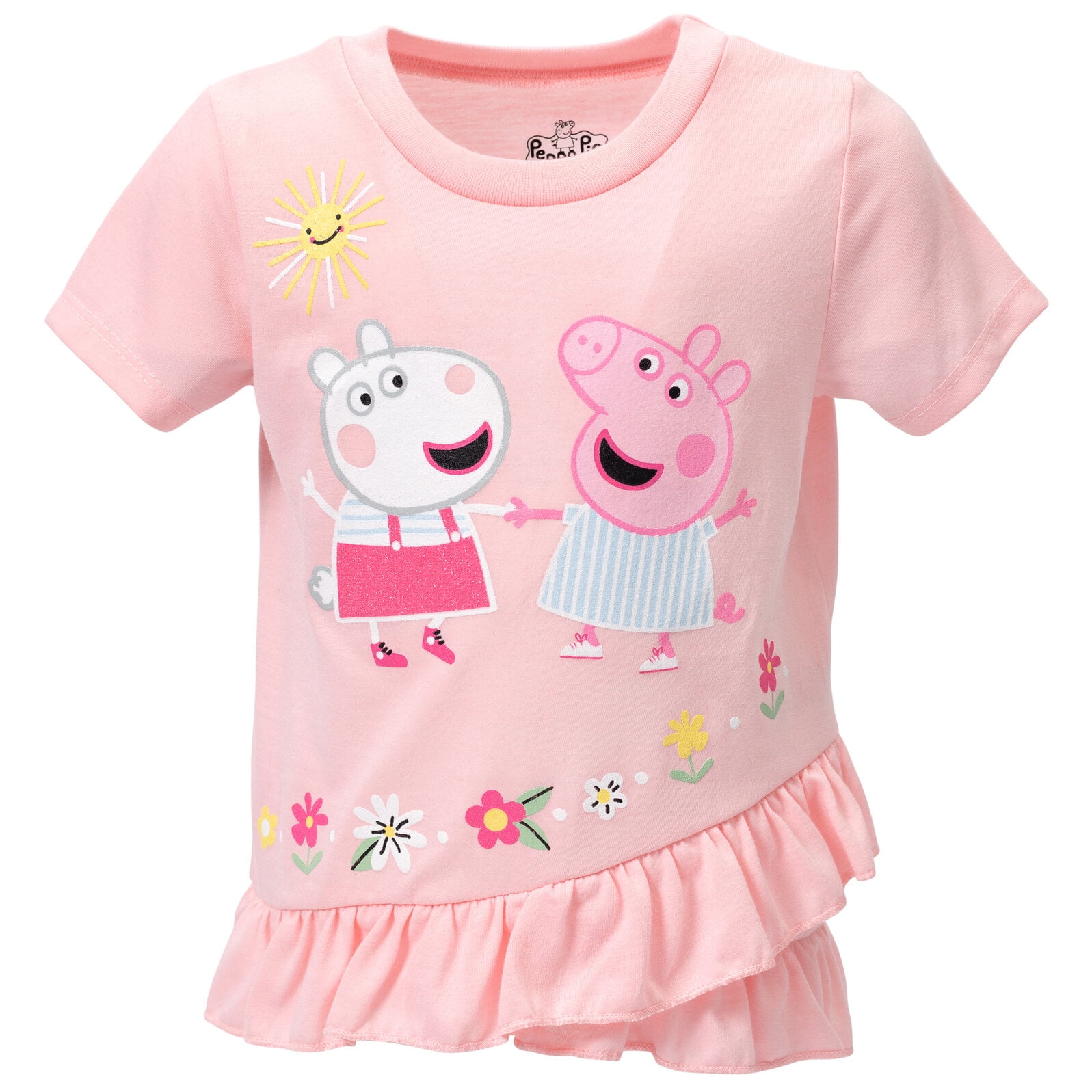 Peppa Pig Crossover T-Shirt and Leggings Outfit Set Toddler to Little Kid