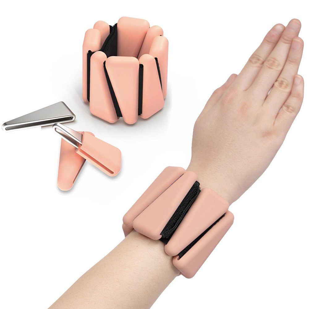 Poids De Cheville Réglable Lot De 2 - 1 Lb/2 Lb/3 Lb Chacun, Vert Sauge, Silicone Et Acier