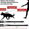 thumbnail image 2 of Rope Dog Leash 5 FT: Heavy Duty Leashes with Swivel Lockable Hook Reflective Threads Bungee and Padded Handle - Dog Lead for Large Small Medium Dogs Outside Walking Hiking Purple, 2 of 7