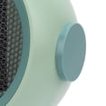 thumbnail image 2 of Riousery Desktop Space Heater Quiet 1500W High Power Portable Ceramic Heater Fan for Bedrooms Study Bathroom Indoor Use Green (9.05 x 7.08 x 5.91 inches / 23 x 18 x 15 cm), 2 of 9