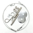 thumbnail image 3 of Universal Car Flush Hood Latch Pin Engine Locks Bonnet Locking Hood Kit, 3 of 5