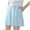 Blue, variant on Shorts for Kids, Layered Ruffle Trim Athletic Girls Shorts Quick-Dry Stretchy Waistband Pants