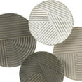 thumbnail image 4 of Luxen Home WHA1446 Metal Round Plate Wall Decor, Multi Color, 4 of 15
