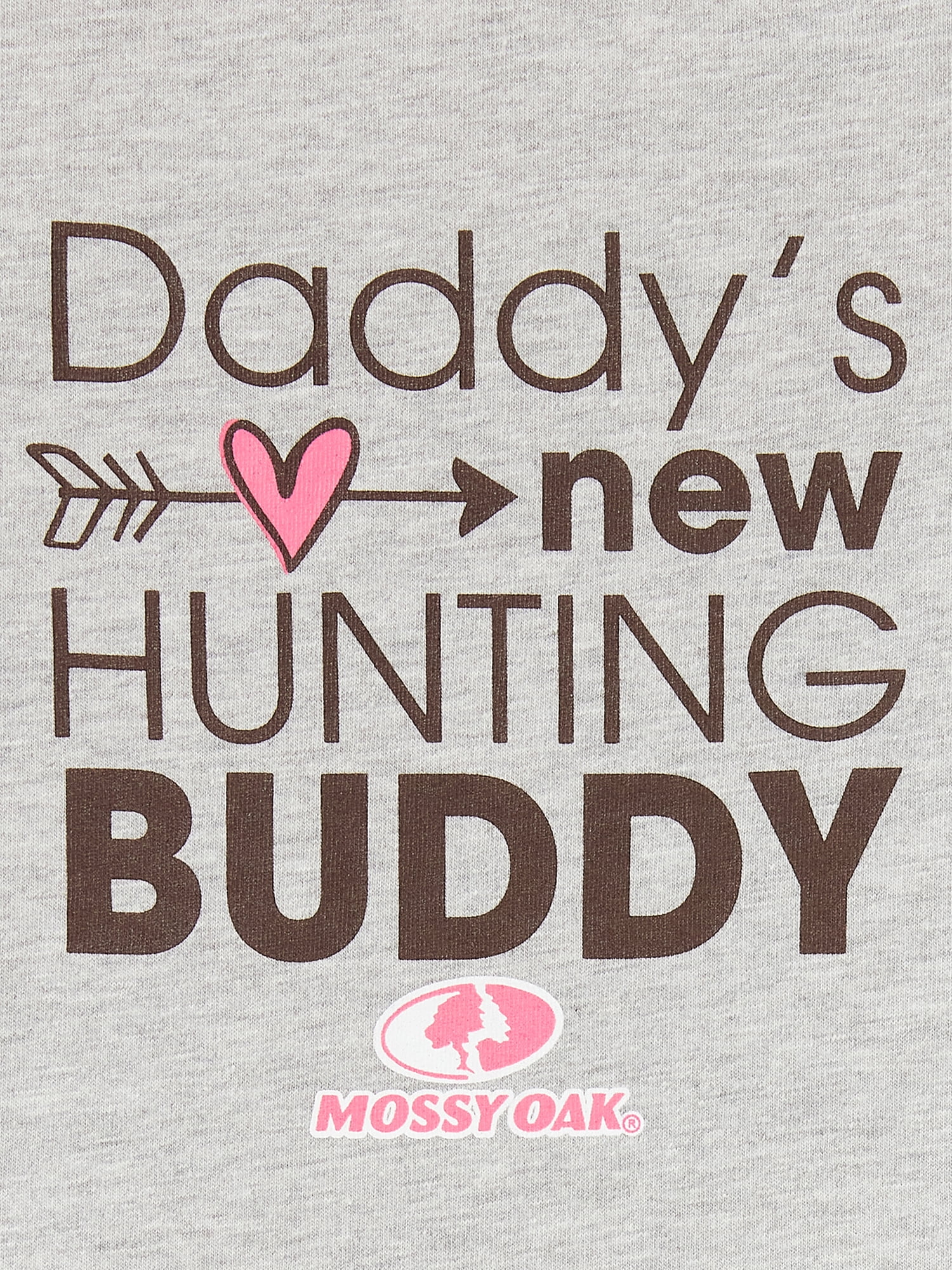 Mossy Oak Baby Girl Hunting Bodysuits, 3-Pack, Sizes 0/3-24 Months