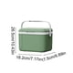 thumbnail image 3 of Recipiente de almacenamiento para cubitos de hielo con tapa para congelador, caja grande de plástico para hielo, caja apilable de agua de cristalización azul-verde para bebidas en la cocina y fiestas, 3 of 6