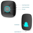 thumbnail image 3 of CNKOO Wireless Doorbell  Reaches 1000 FT Distance Portable Operating Radio Range with 36 Chime  No Batteries Required for Receiver, 3 of 8