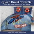 thumbnail image 2 of Juego de fundas de edredón Jay Franco Spiderman Blue Queen Size, 3 piezas, 2 of 7
