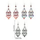thumbnail image 2 of Guardurnaity 2 piezas de pendientes bohemios de compromiso de boda para niñas, pendientes de diamantes de imitación huecos, decoración de Ropa, zapatos y accesorios Miscelánea, 2 of 6