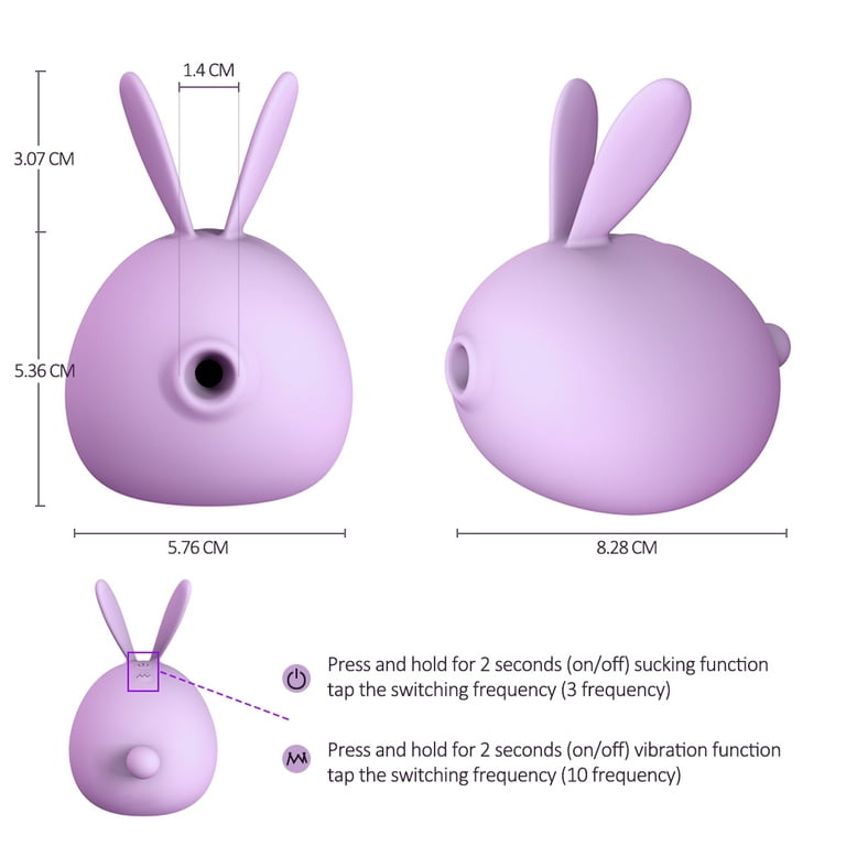 Vibromasseur Feminin Clitoridien - Stimulateur de clitoris mini rabbit à  picots