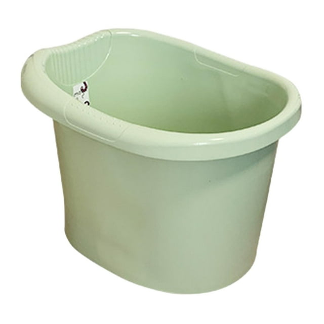 Cubo para bañera de bebé antideslizante grueso Sunnimix 54,5 cm x 44 cm x 35 cm Verde