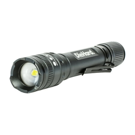 DieHard LED 270 Lumens Twist Focus Flashlight Gray 41-6647