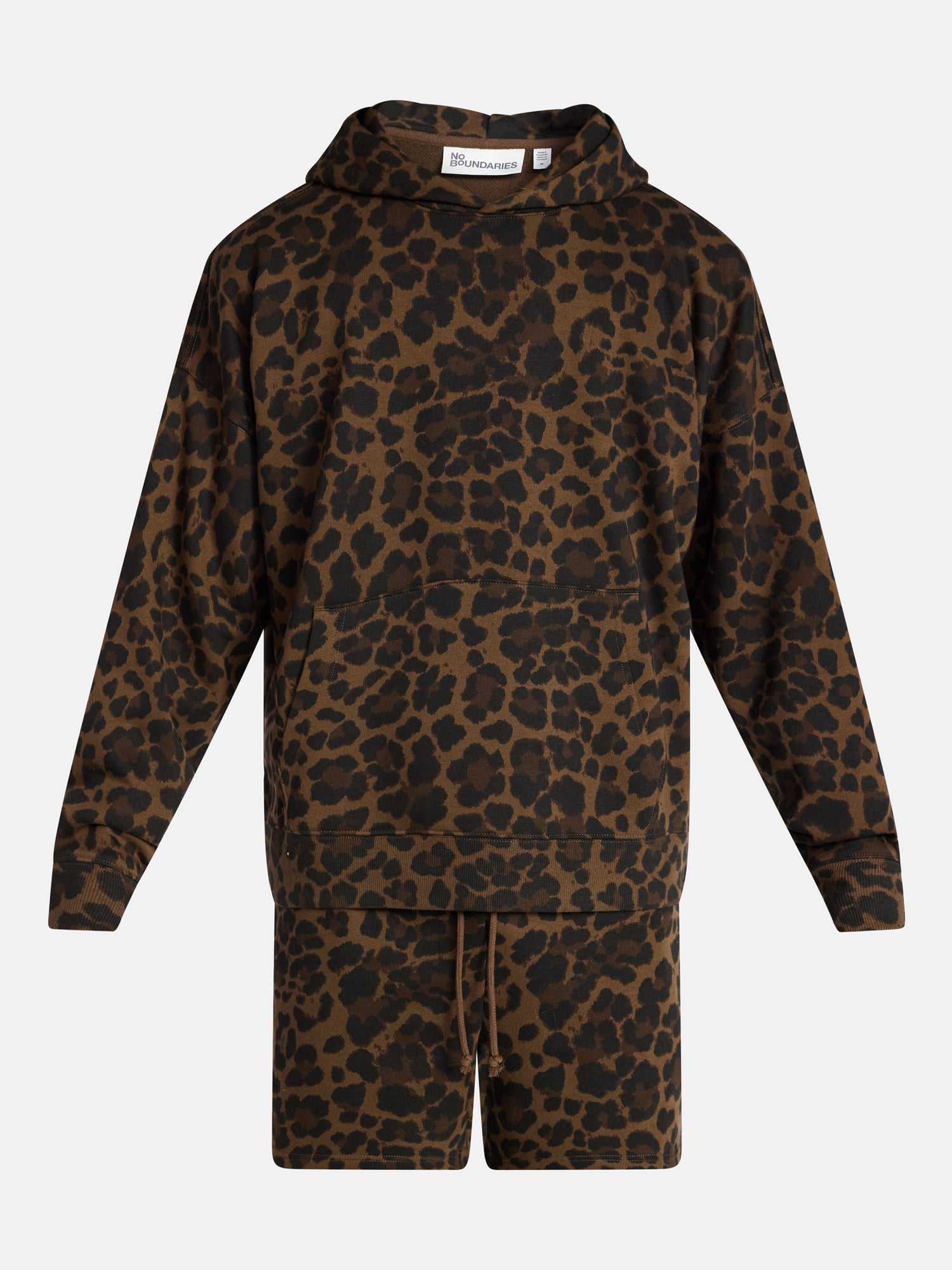 No Boundaries Oversized Hoodie with Long Sleeves, Men's XS-4XLT