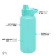 thumbnail image 7 of Simple Modern 32 fl oz Stainless Steel Summit Water Bottle with Silicone Straw Lid|Ocean Water, 7 of 7
