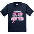 thumbnail image 3 of Inktastic My Mother is a Survivor Breast Cancer Awareness Youth T-Shirt, 3 of 5