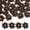 Dark Coffee, variant on 100-Pack Satin Ribbon Flowers, 1.2 Inch Mini Fabric Flowers with Rhinestones Flower Appliques for Crafts DIY/Wedding/Ornament/Party/Home [Coffee]
