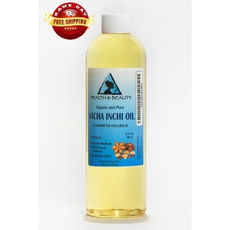 Sacha inchi oil refined organic carrier cold pressed 100% pure all natural 24 oz