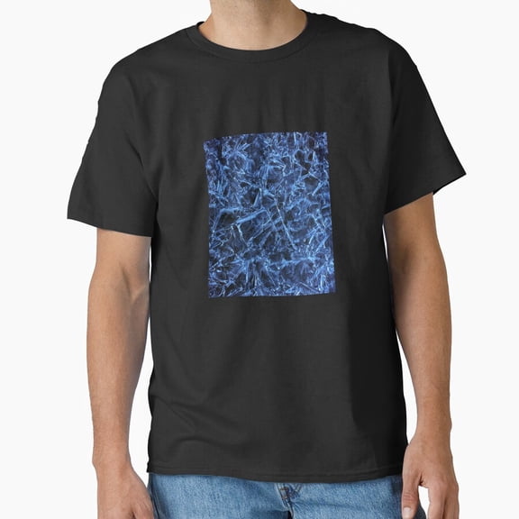 Ice Cold Blue Cube Cool Graphic Design Summer Vibe Trendy Style Unisex T-Shirt, for men & women, up to size 5XL