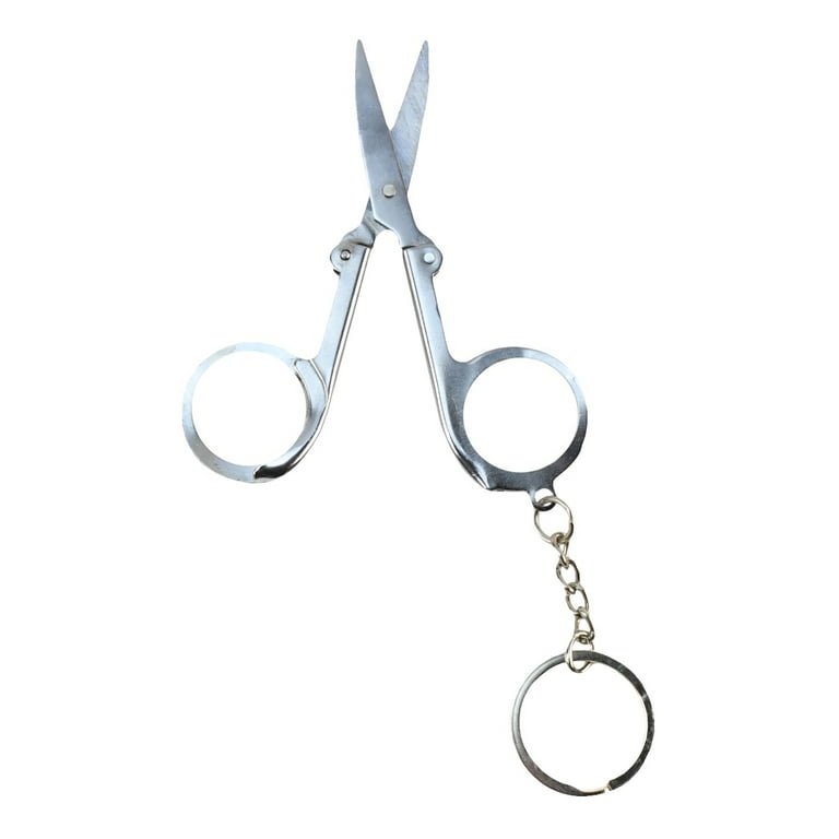 Pocket Keychain Scissors Key Chain Emergency Survival Snips Seatbelt Cutter