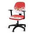 thumbnail image 3 of FUIALDOLG Christmas Computer Office Chair Covers, Pack of 2 Stretchable Durable Protectors for Women, Anti-Dust Slipcovers for High Back Armchair, 3 of 8