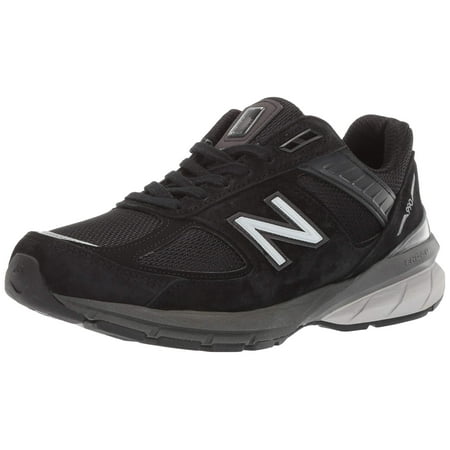New Balance W990v5-2A: Women's Narrow 990v5 Navy Black Grey Castlerock Sneakers (8 Narrow US Women, Navy/Silver)