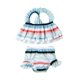 thumbnail image 2 of Augper Toddler Kid Baby Girl Vest Ruffle Print Swimwear+Swimming Trunks Two-Piece Set, 2 of 9