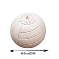 thumbnail image 2 of Sktrjpolfis Volleyball Print Twisted Fidget Ball 6.6cm - Flexible Touch Toy for Office Home Travel Quiet Sensory Play with Pop Action, 2 of 3