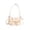 Y0758#White, variant on Wooowa Cute Bow Decor Crossbody Bag for Women Casual Handbag Underarm Style Carryall Available in 3 Classic Colors